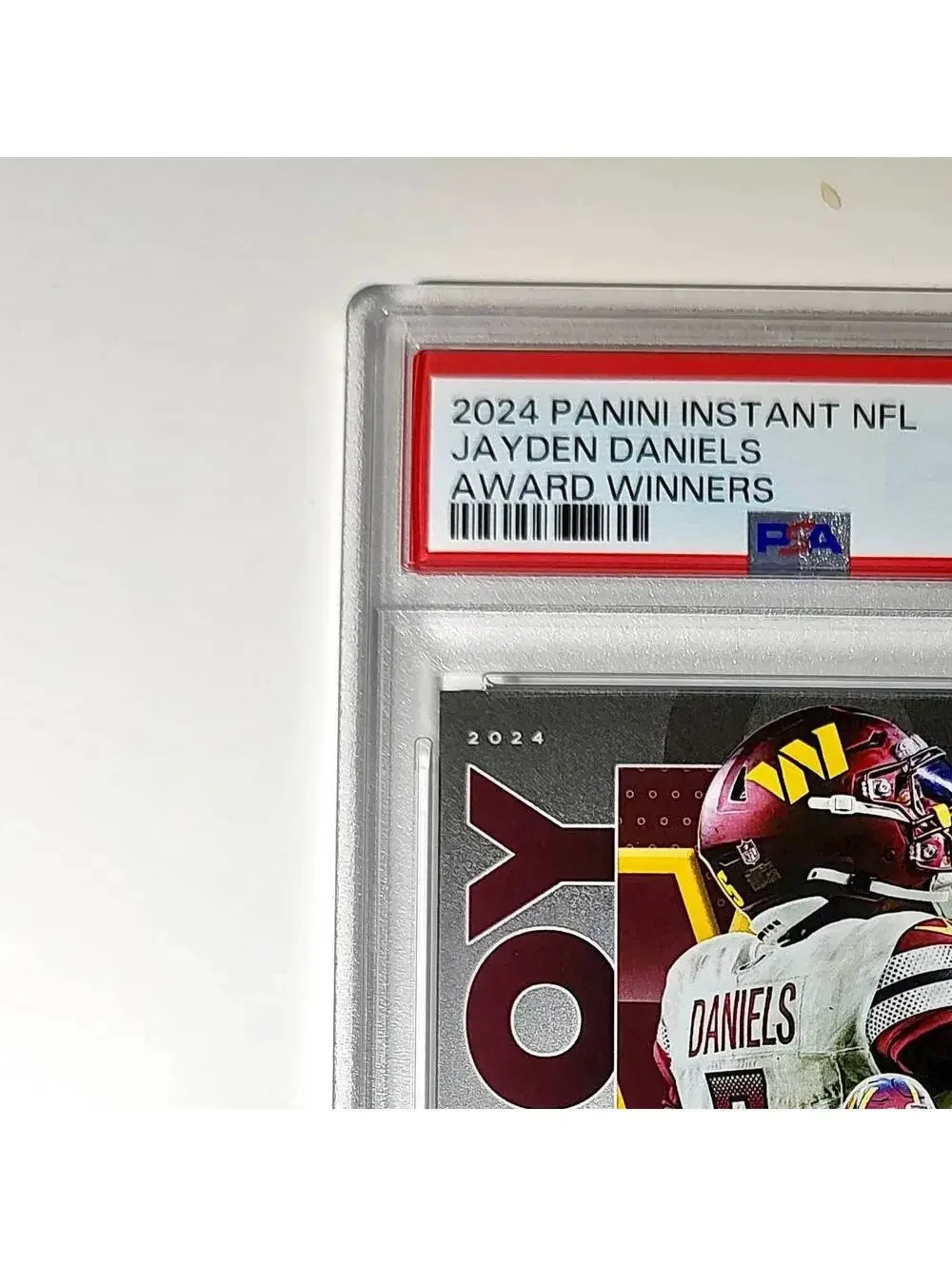 Jayden Daniels 2024 Panini NFL AP Offensive Rookie of the Year Commanders PSA 10